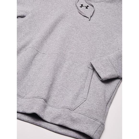 NWT UA Under Armour Gray Men's Hustle Fleece Hoody Small - Picture 4 of 5
